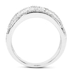 Diamond Ring 0.24 Carats Sterling Silver