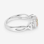Peridot Mom Ring 0.42 Carats Sterling Silver