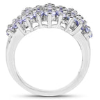 Tanzanite Ring 2.78 Carats Sterling Silver