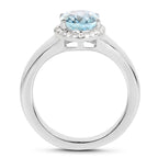 Multicolor Topaz Ring 2.6 Carats Sterling Silver