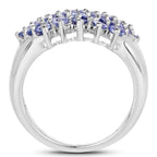 Tanzanite Ring 2.02 Carats Sterling Silver