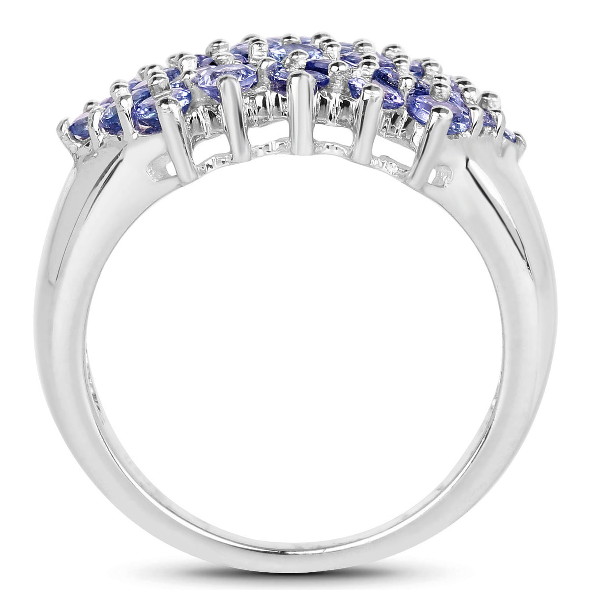 Tanzanite Ring 2.02 Carats Sterling Silver