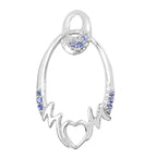 Tanzanite Mom Pendant 0.16 Carats Sterling Silver