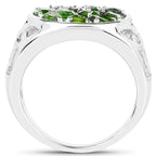 Chrome Diopside Ring 2.2 Carats Sterling Silver