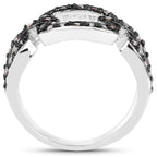 Champagne Diamond Ring 0.3 Carats Sterling Silver