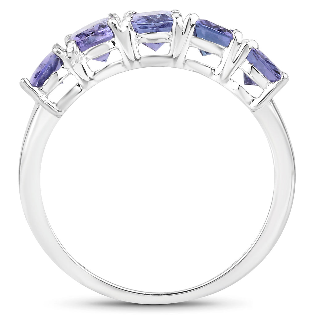 Tanzanite Ring 2.64 Carats Sterling Silver