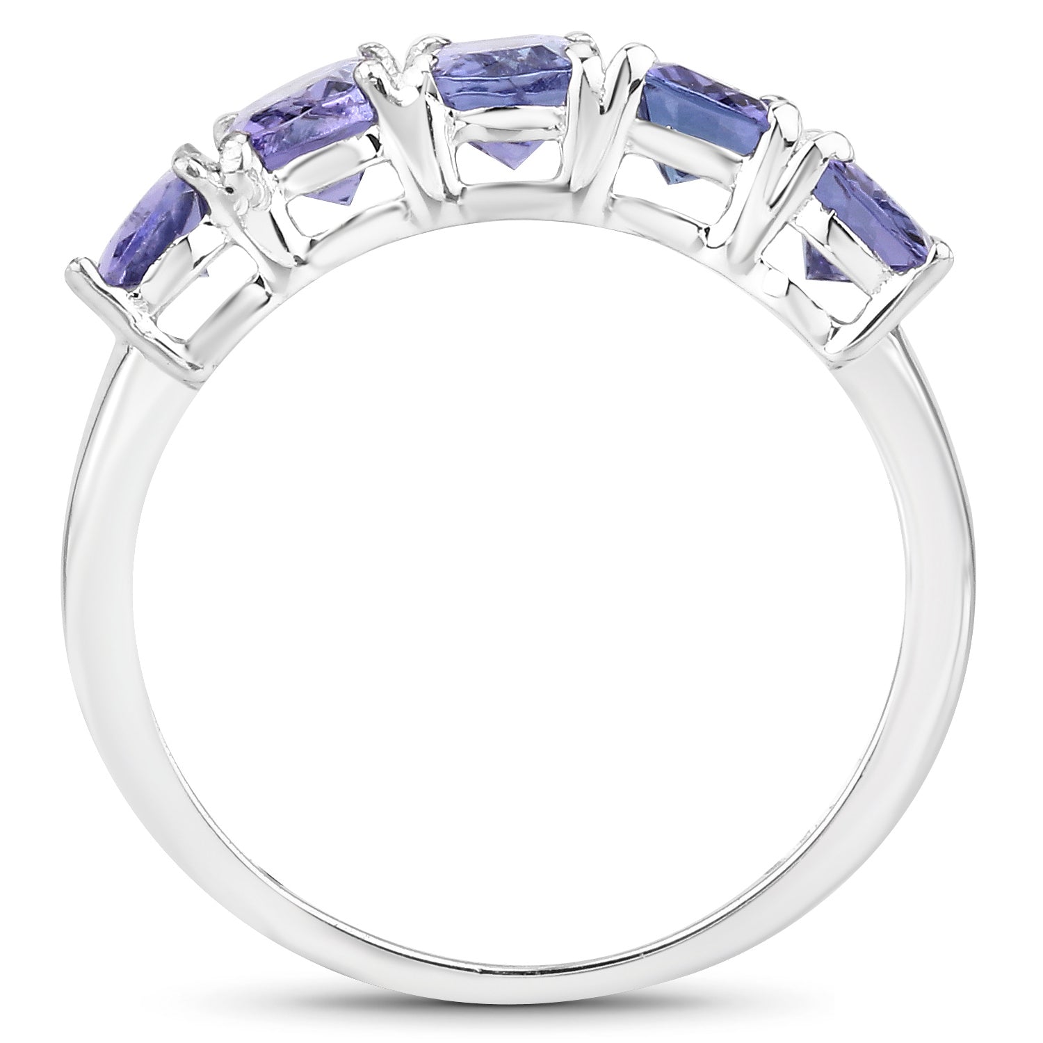 Tanzanite Ring 2.64 Carats Sterling Silver