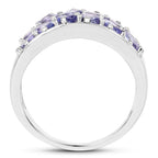 Tanzanite Ring 2.02 Carats Sterling Silver