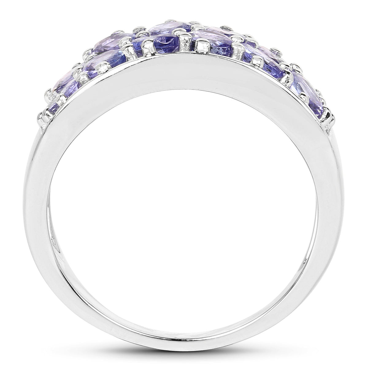 Tanzanite Ring 2.02 Carats Sterling Silver