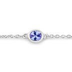 Tanzanite Bracelet 1.64 Carats Sterling Silver
