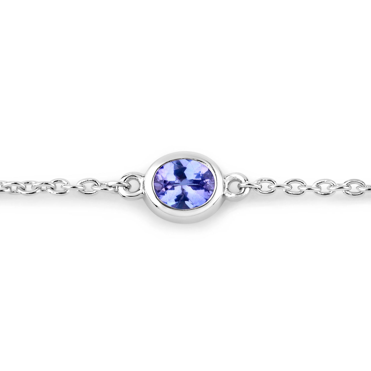 Tanzanite Bracelet 1.64 Carats Sterling Silver