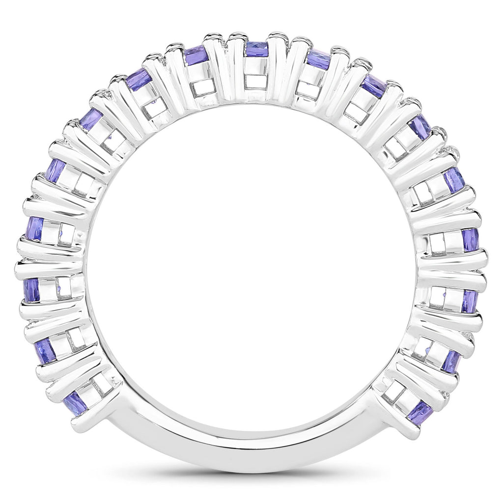 Tanzanite Ring 1.68 Carats Sterling Silver