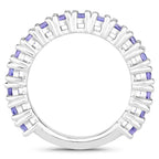 Tanzanite Ring 1.68 Carats Sterling Silver