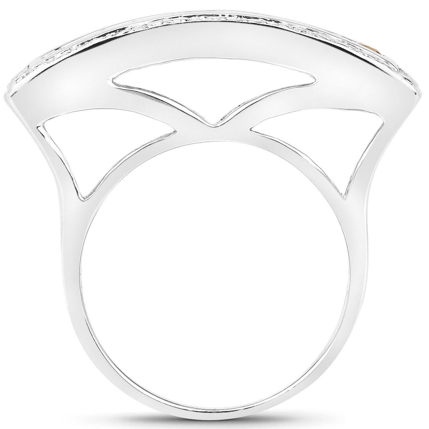 Multicolor Sapphire Ring 1.02 Carats Sterling Silver