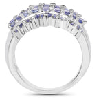 Tanzanite Ring 2.26 Carats Sterling Silver