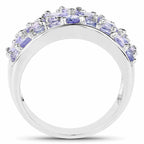 Tanzanite Ring 2.48 Carats Sterling Silver