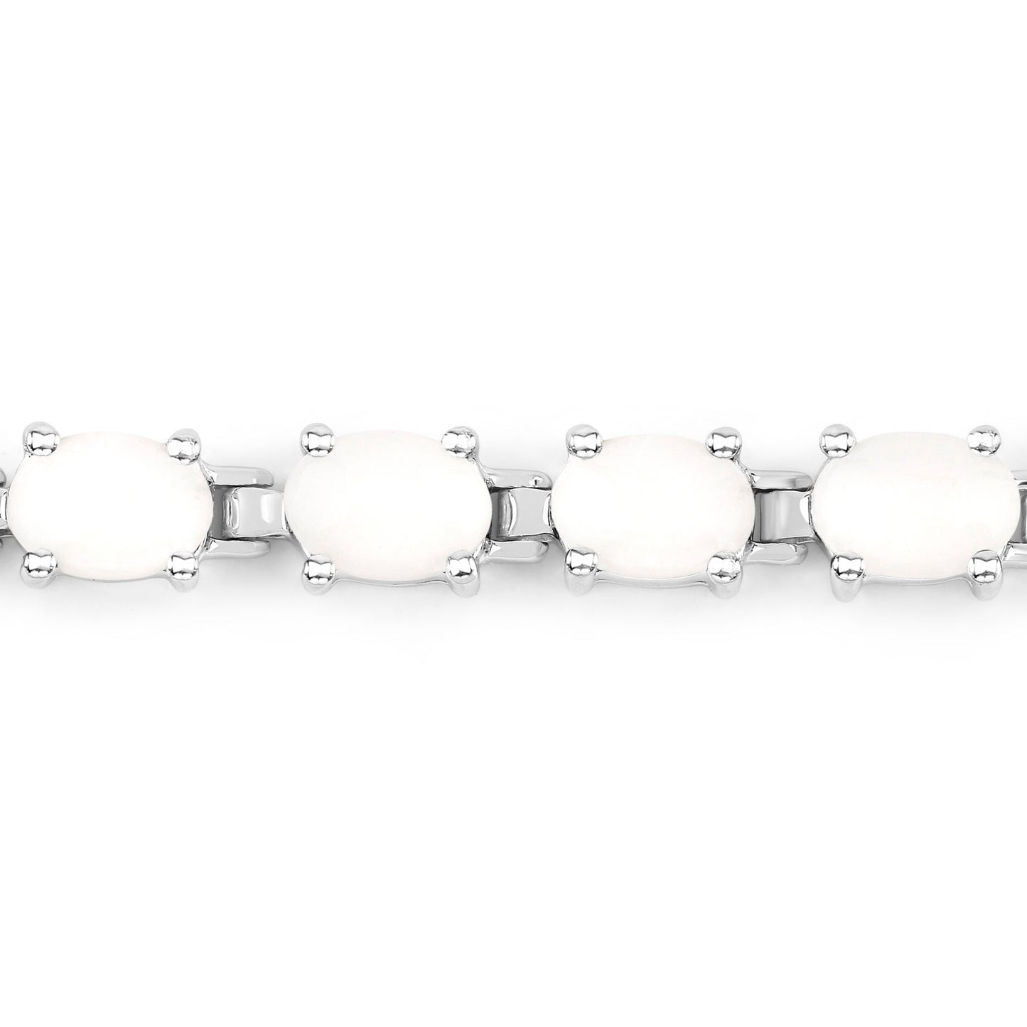 Opal Tennis Bracelet 10.2 Carats Sterling Silver