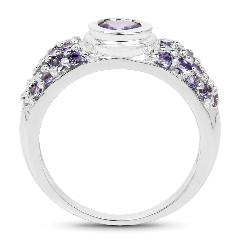 Tanzanite Ring 1.38 Carats Sterling Silver