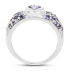 Tanzanite Ring 1.38 Carats Sterling Silver