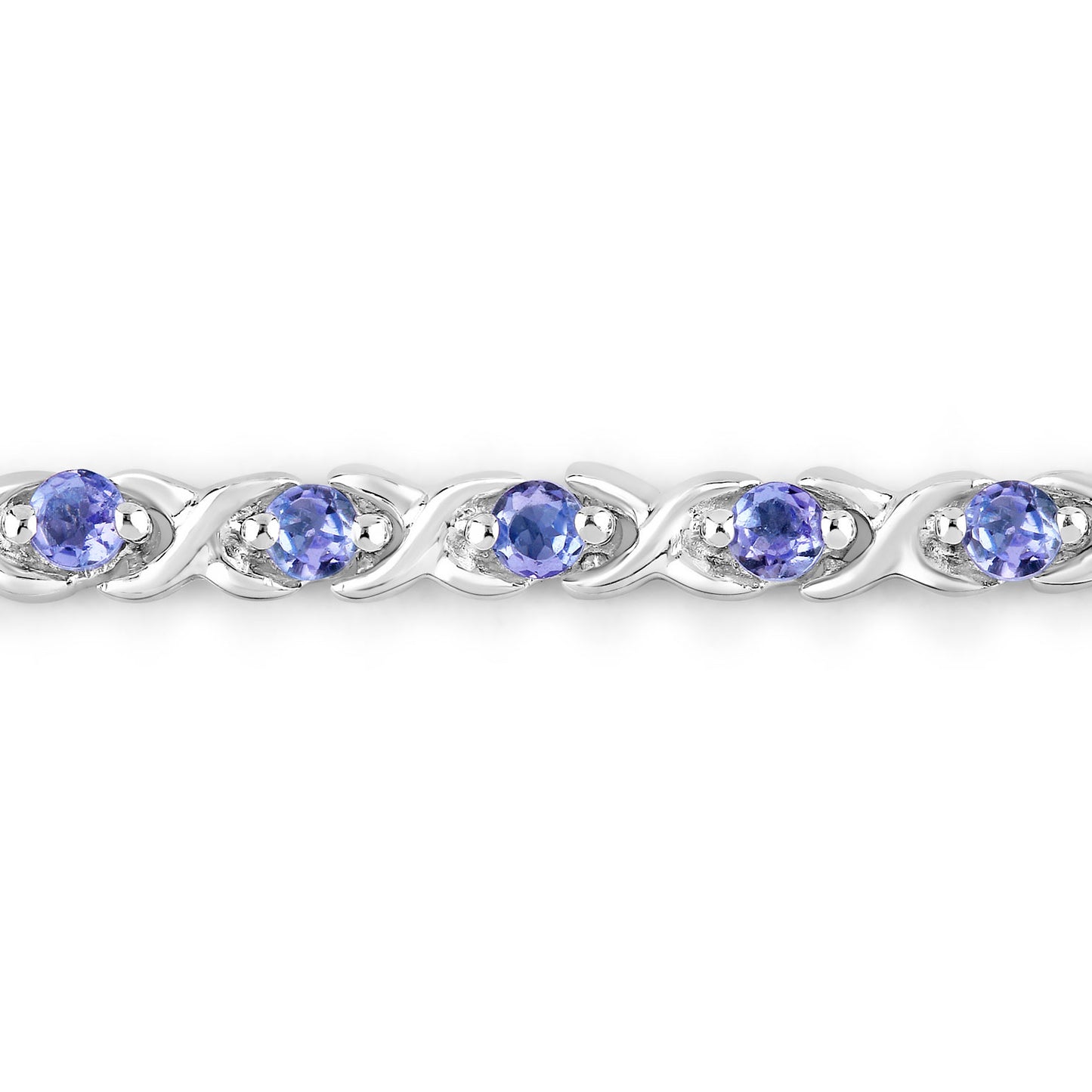 Tanzanite Bracelet 0.9 Carats Sterling Silver