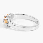 Citrine Ring 0.46 Carats Sterling Silver