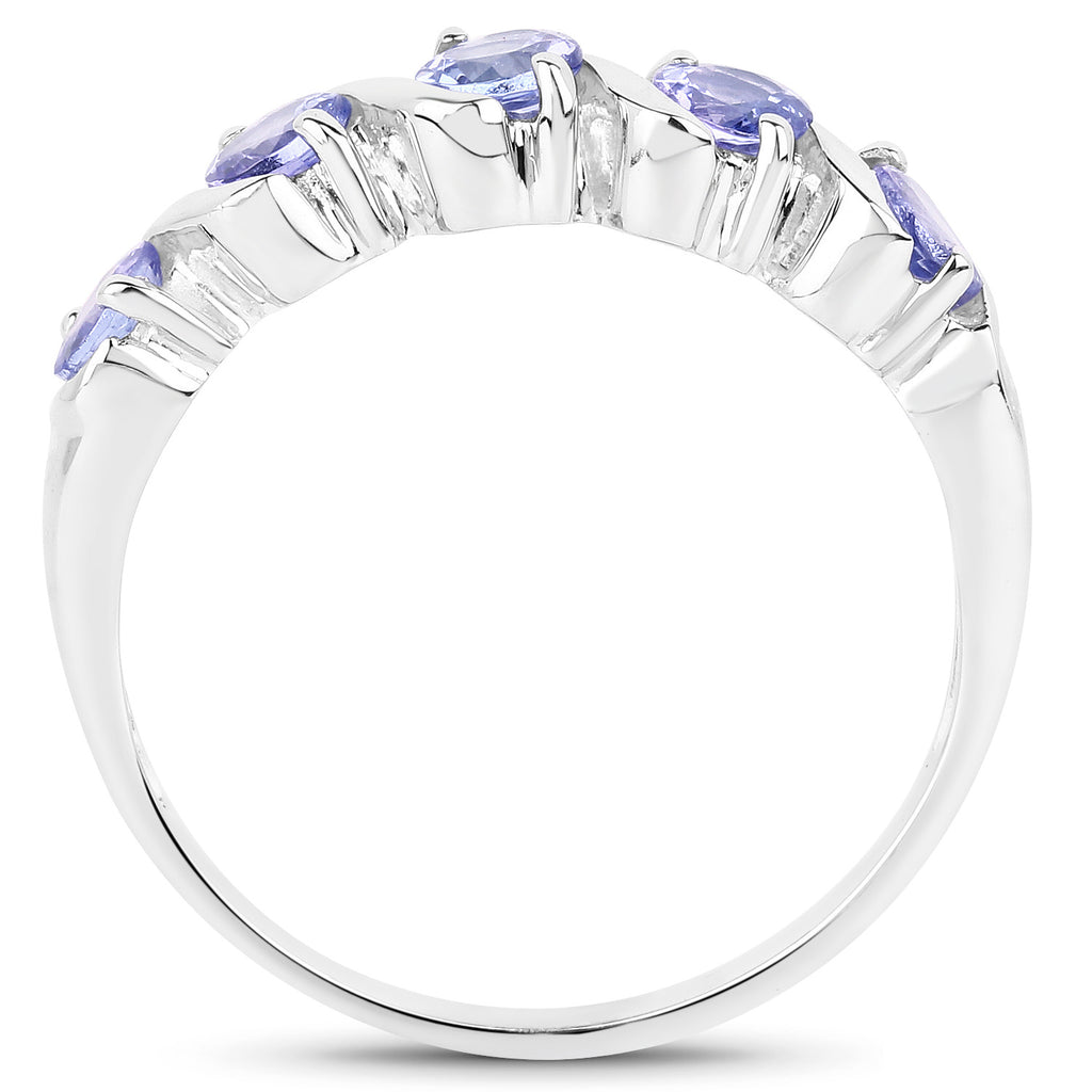 Tanzanite Ring 1.14 Carats Sterling Silver