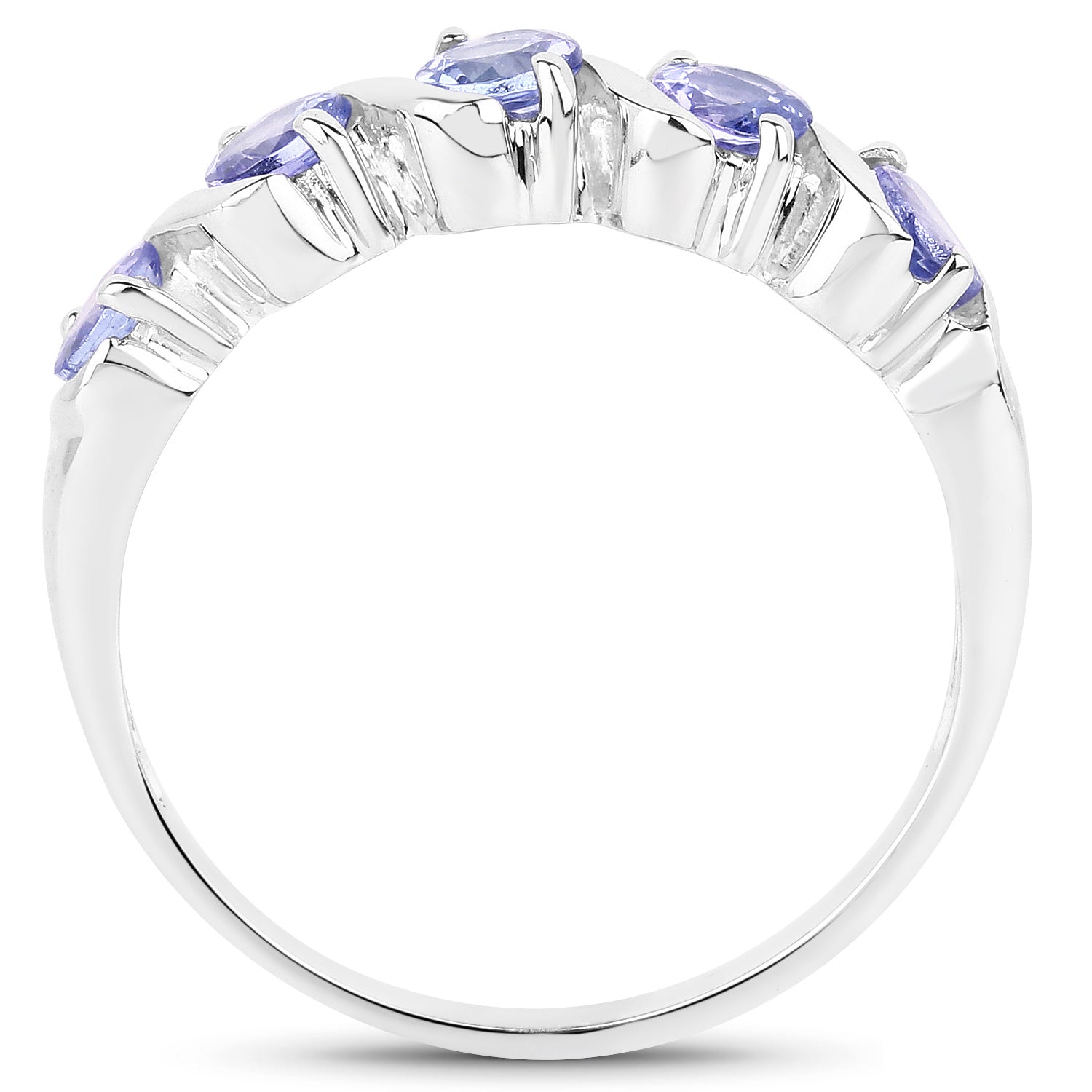 Tanzanite Ring 1.14 Carats Sterling Silver