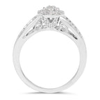 Diamond Ring 0.2 Carats 14K White Gold