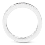 Blue Sapphire Ring 1.98 Carats Sterling Silver