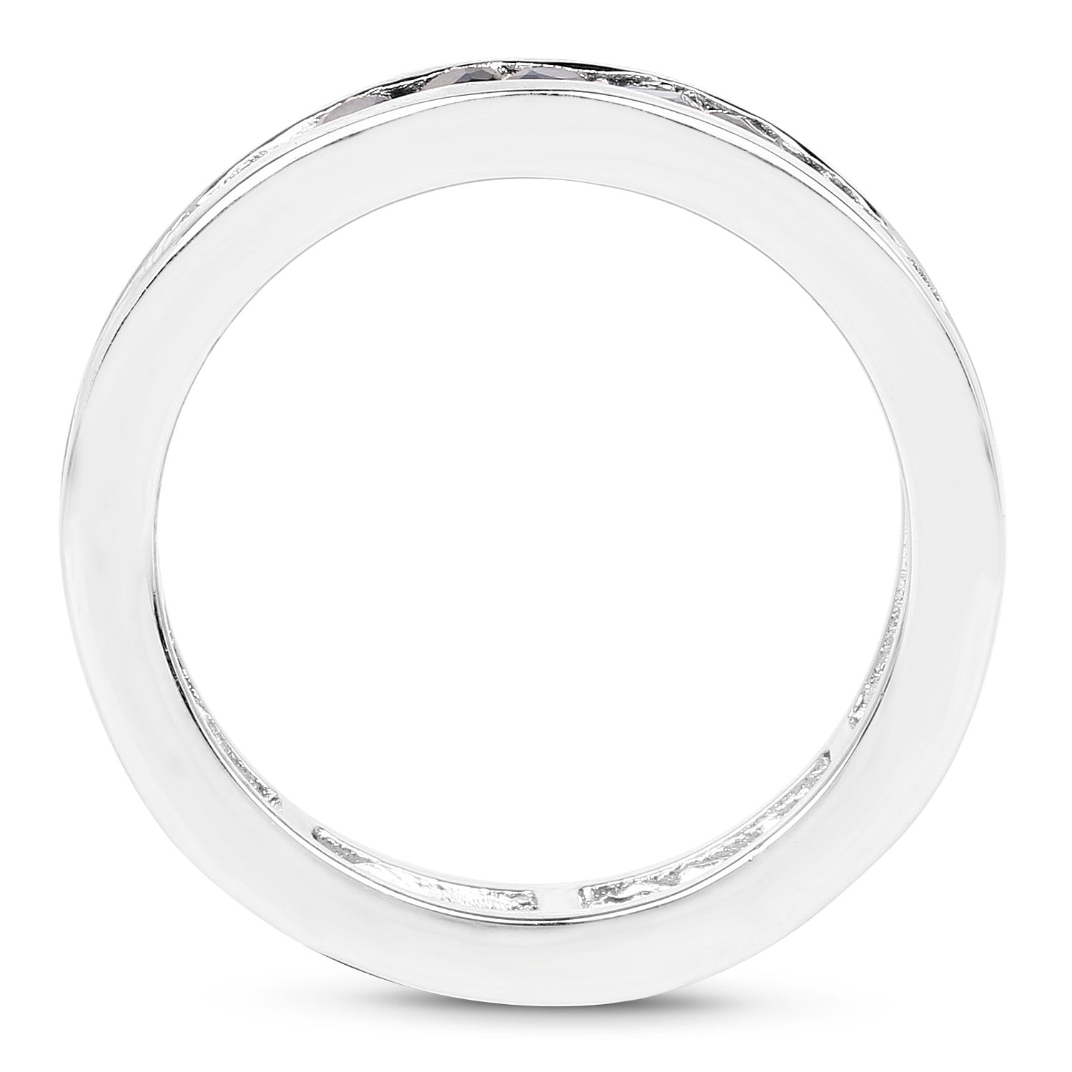 Blue Sapphire Ring 1.98 Carats Sterling Silver