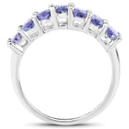 Tanzanite Ring 1.74 Carats Sterling Silver