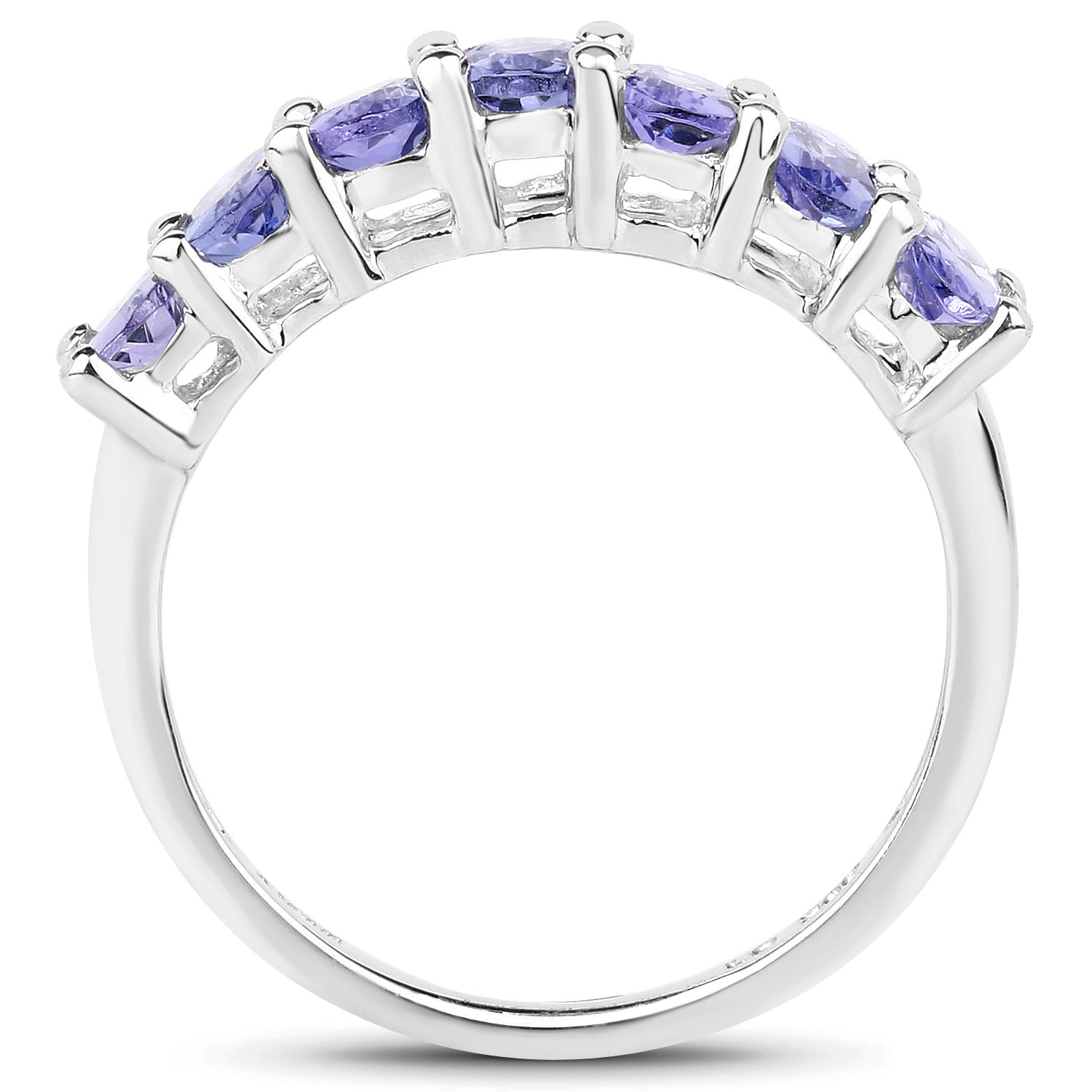 Tanzanite Ring 1.74 Carats Sterling Silver