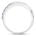 Tanzanite Ring 2.12 Carats Sterling Silver