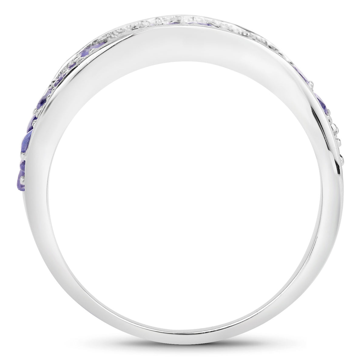 Tanzanite Ring 2.12 Carats Sterling Silver