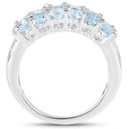 Multicolor Topaz Ring 2.26 Carats Sterling Silver