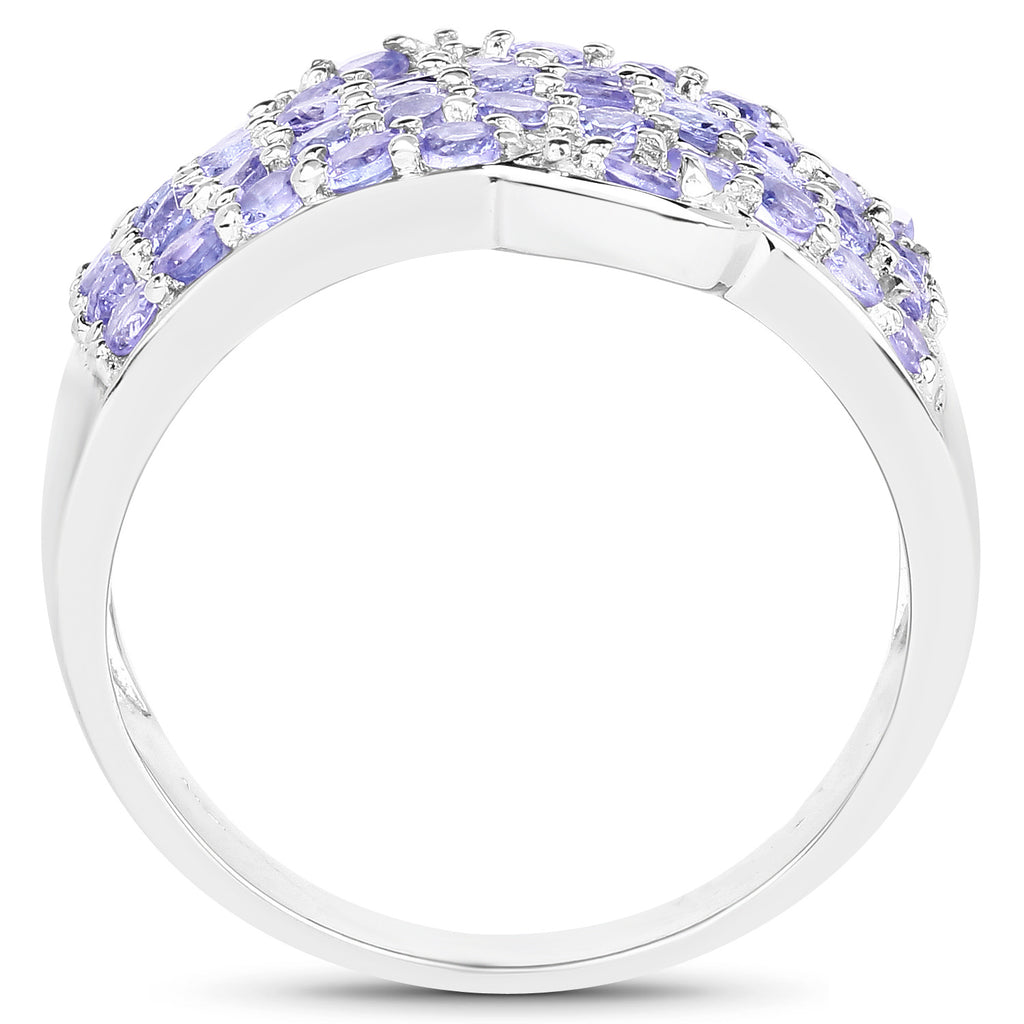 Tanzanite Ring 1.56 Carats Sterling Silver