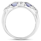 Tanzanite Ring 2.3 Carats Sterling Silver