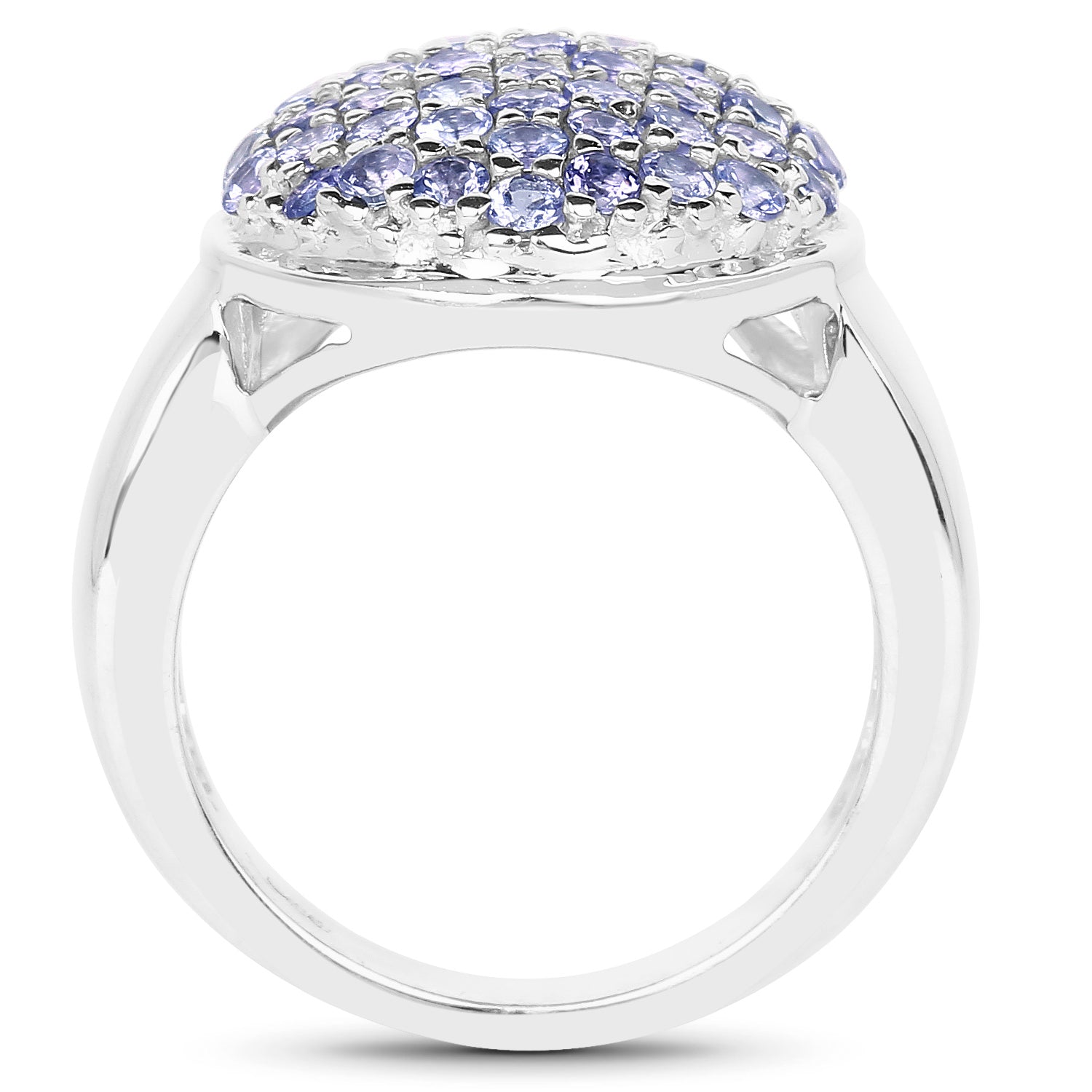Tanzanite Ring 1.98 Carats Sterling Silver