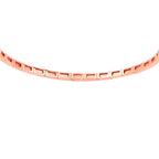 Morganite Bangle Bracelet With Diamonds 2.02 Carats 14K Rose Gold