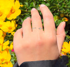 Diamond Arrow Ring 0.07 Carats 9K Yellow Gold