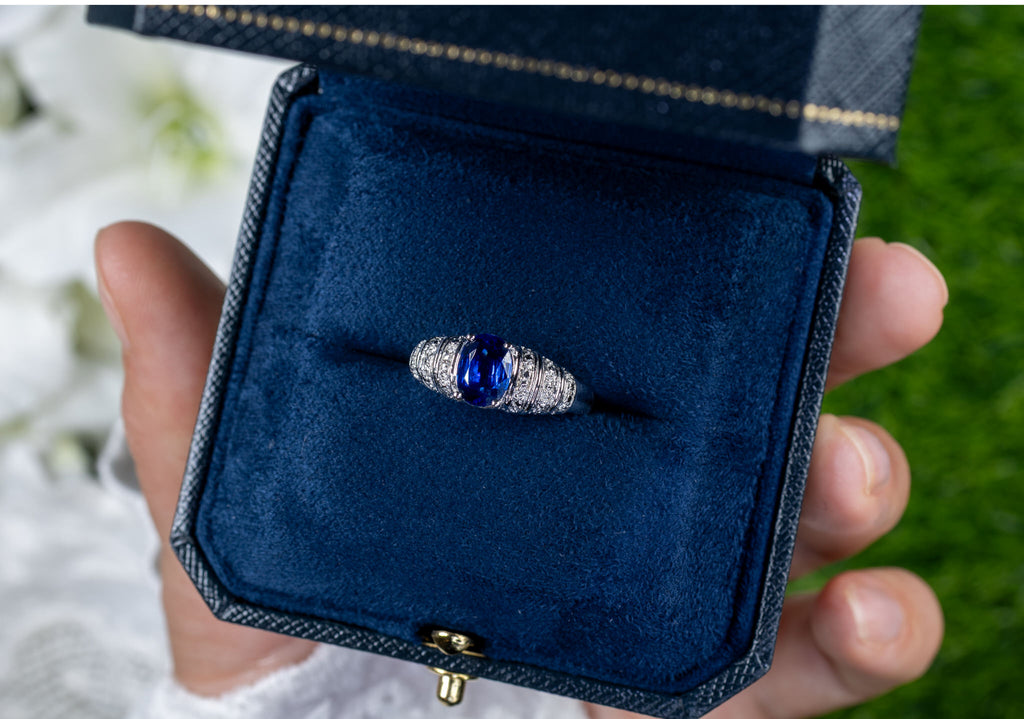 Kyanite Ring 1.39 Carats Sterling Silver