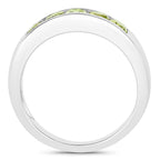 Peridot Ring 0.84 Carats Sterling Silver