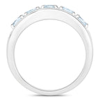 Blue Topaz Ring 0.94 Carats Sterling Silver