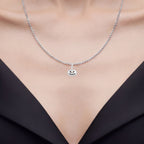 Garnet Jack-o'-Lantern Pendant 0.18 Carats Sterling Silver