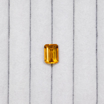 Natural Citrine 6.83 Carat Emerald Cut Loose Gemstone