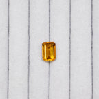 Natural Citrine 6.83 Carat Emerald Cut Loose Gemstone