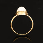 Natural Ethiopian Opal Ring 1.69 Carats Gold Plated Silver