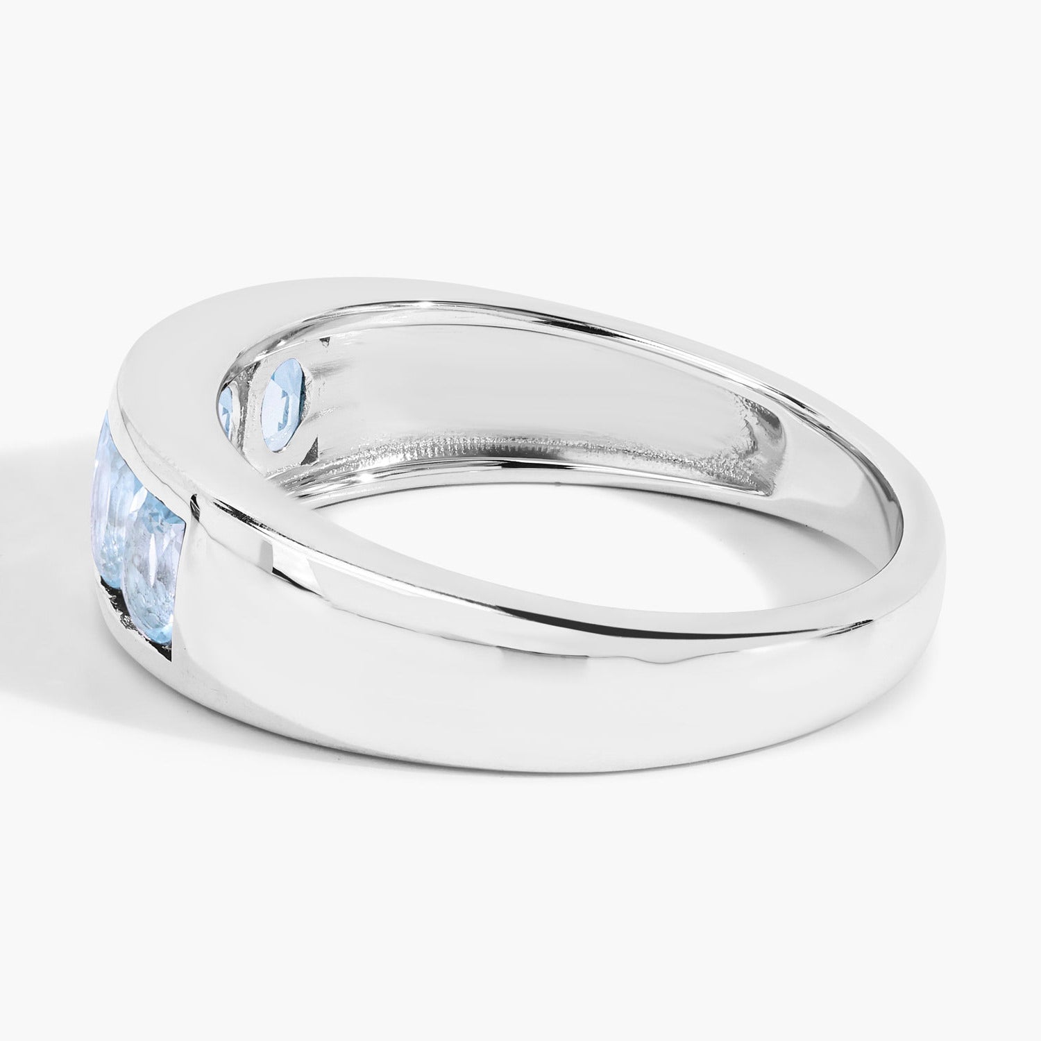 Blue Topaz Ring 0.94 Carats Sterling Silver