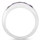 Amethyst Ring 0.78 Carats Sterling Silver