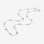 Tanzanite Necklace 1.78 Carats Sterling Silver